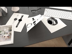 BT Çağıran Moda Yuvarlak Kadranlı Akıllı Saat Çoklu Dil İzleme İşlevi