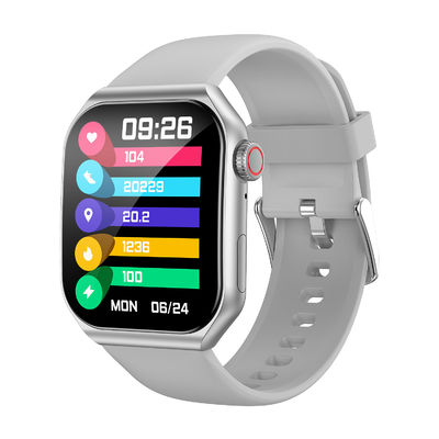 Linwear AMOLED BT Çağıran Smartwatch Dönen Düğme Alüminyum Düğme