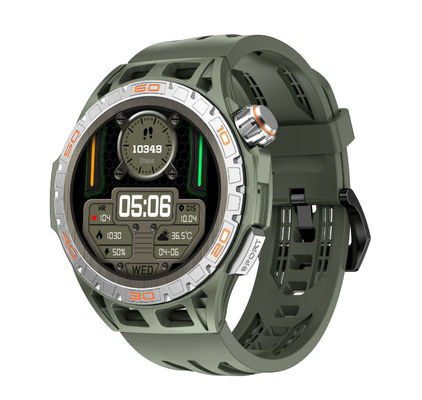 48.5 X 58.5mm Spor Bluetooth Akıllı İzle Temas Çağrı Fonksiyonlu Stres Monitörü