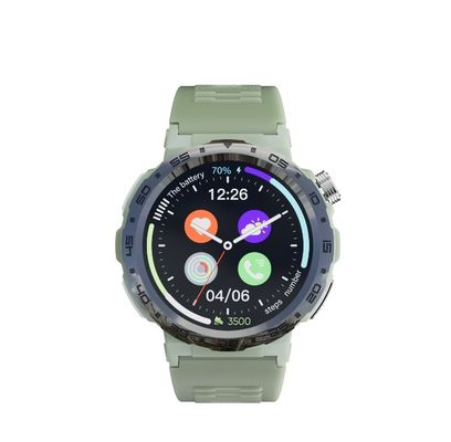 1.43''GPS Akıllı Saat Dış Sporları Spo2 Stres Monitörü Yüksek çözünürlük